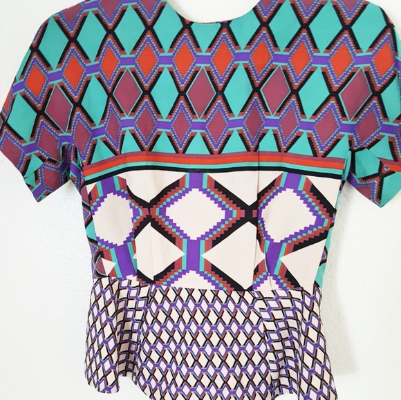 W118 by Walter Baker peplum blouse - Picture 2 of 7